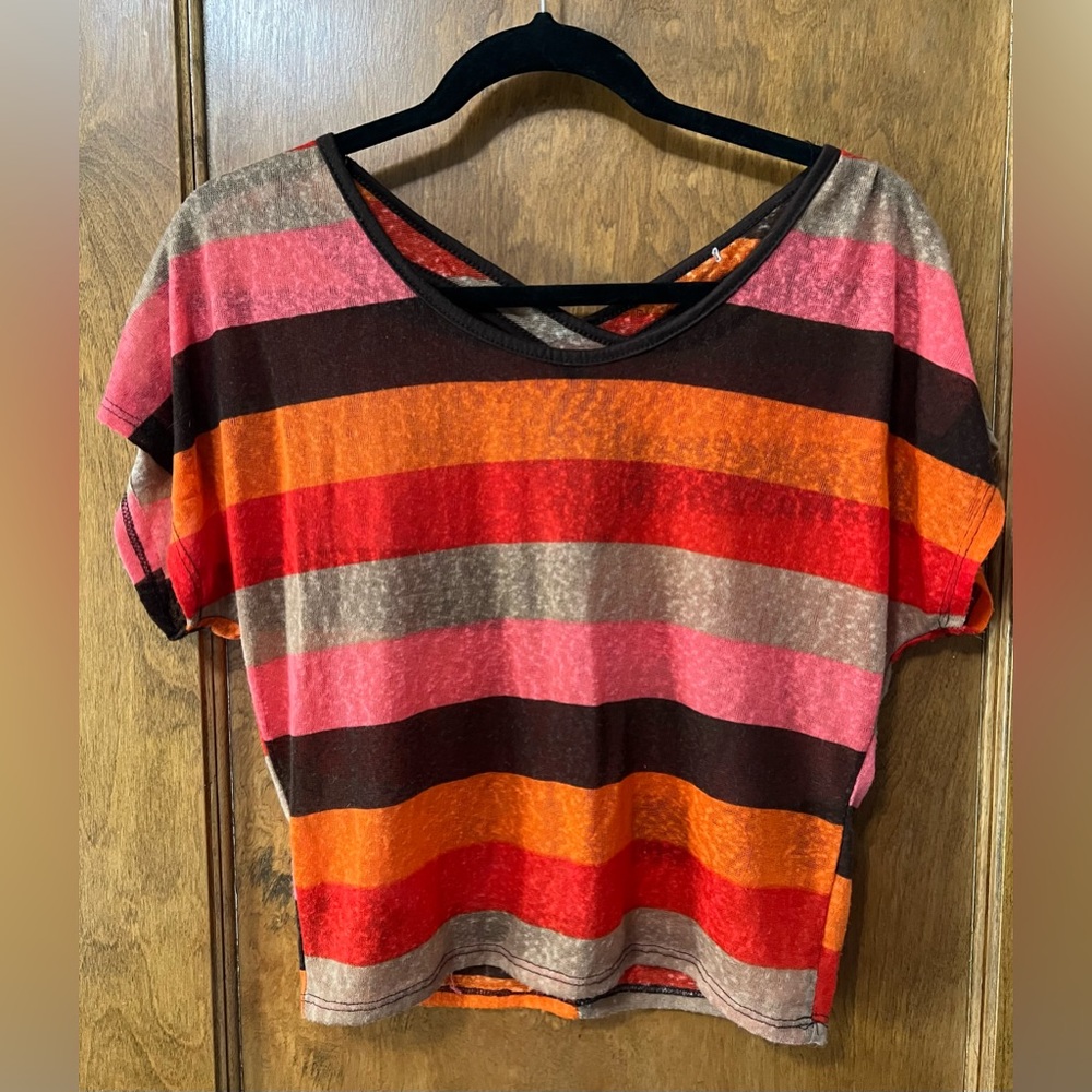Striped Multicolor Women's Top